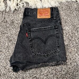 Levi Jeans Black Jean shorts